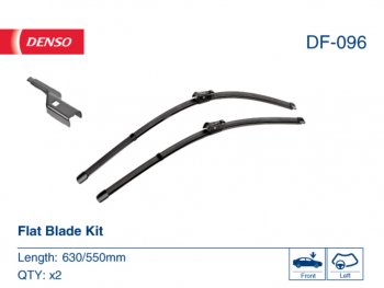 4 599 р. Щетка стеклоочистителя VW Tiguan (16-) 630550мм комплект DENSO DENSO df-096  с доставкой в г. Кемерово. Увеличить фотографию 5