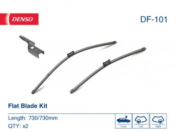 4 999 р. Щетка стеклоочистителя FORD Focus 3 725725мм комплект Aerotwin DENSO DENSO df-101  с доставкой в г. Кемерово. Увеличить фотографию 3