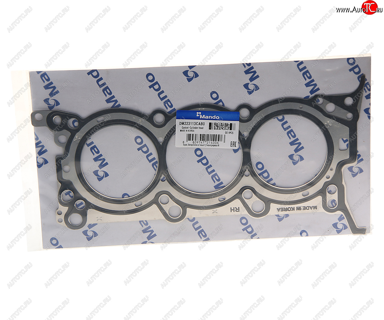 929 р. Прокладка головки блока HYUNDAI Sonata NF (08-) KIA Sorento (07-) (3.3) правая (M) MANDO MANDO dm223113cab0 MANDO dm223113cab0  с доставкой в г. Кемерово