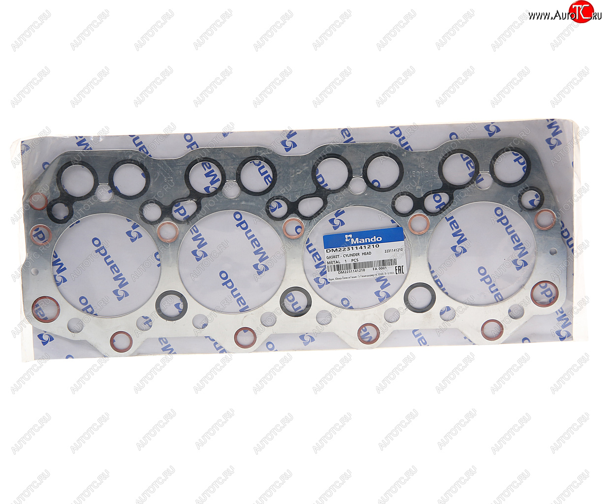 1 259 р. Прокладка головки блока HYUNDAI HD65,72,County дв.D4AF t=1.35мм (M) MANDO MANDO dm2231141210  с доставкой в г. Кемерово