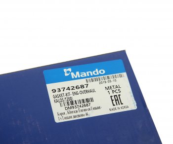 7 399 р. Прокладка двигателя CHEVROLET Aveo (03-08),Lacetti (03-08) комплект (M) MANDO MANDO dm93742687 MANDO dm93742687  с доставкой в г. Кемерово. Увеличить фотографию 7