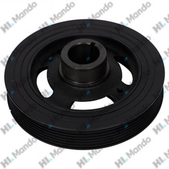 3 879 р. Шкив HYUNDAI Sonata (08-),Santa Fe (09-) KIA Cerato (08-) (2.0/2.4) коленвала MANDO MANDO dmb010049 MANDO dmb010049  с доставкой в г. Кемерово. Увеличить фотографию 1