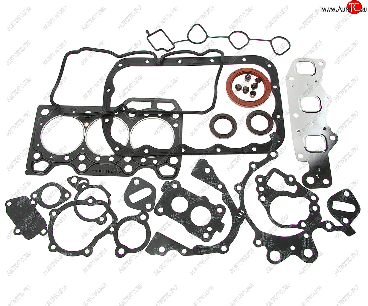 3 379 р. Прокладка двигателя CHEVROLET Spark (98-) (0.8) комплект (AF) MANDO MANDO dn93740053  с доставкой в г. Кемерово