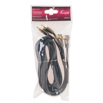 1 739 р. Кабель RCA 2х2 3м KICX KICX drca23  с доставкой в г. Кемерово. Увеличить фотографию 1