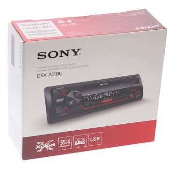 8 799 р. Магнитола автомобильная 1DIN SONY SONY dsx-a110u  с доставкой в г. Кемерово. Увеличить фотографию 4