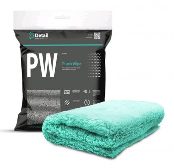 499 р. Полотенце для располировки составов зеленое PW Plush Wipe DETAIL DETAIL dt-0245  с доставкой в г. Кемерово. Увеличить фотографию 1