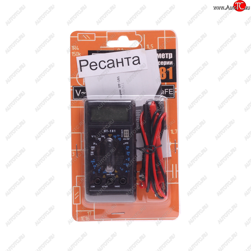 729 р. Мультиметр DT181 РЕСАНТА РЕСАНТА dt 181  с доставкой в г. Кемерово