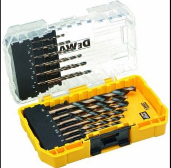 4 299 р. Набор сверл по металлу 1.0-10.0мм HSS (19шт.) DEWALT DEWALT dt70728-qz DEWALT dt70728-qz  с доставкой в г. Кемерово. Увеличить фотографию 2