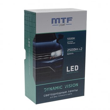 4 299 р. Лампа светодиодная 12V H4 P43t бокс (2шт.) MTF MTF dv04k5  с доставкой в г. Кемерово. Увеличить фотографию 3
