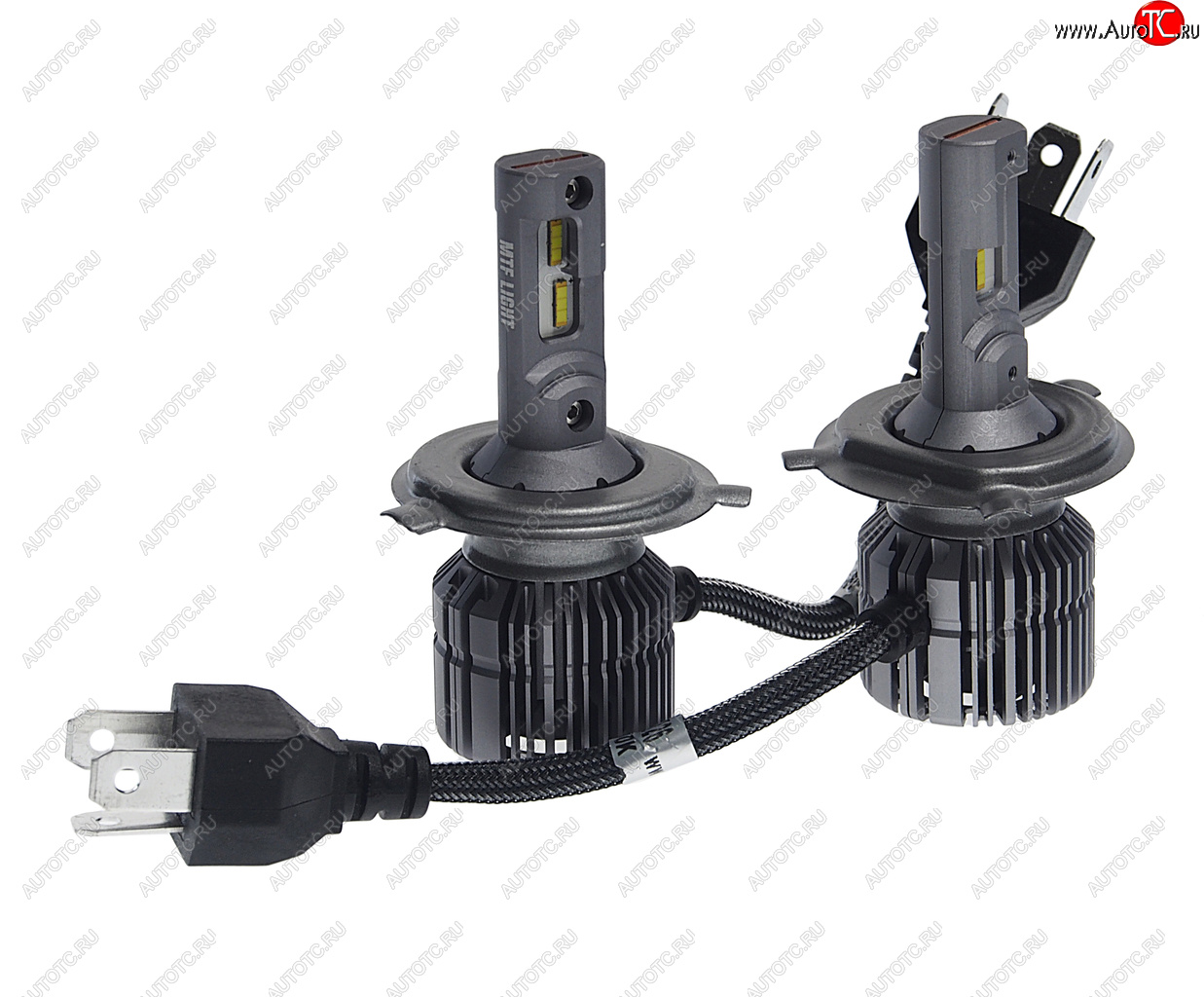 4 299 р. Лампа светодиодная 12V H4 P43t бокс (2шт.) MTF MTF dv04k5  с доставкой в г. Кемерово