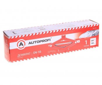 1 899 р. Домкрат винтовой 1т ромбический 100-350мм AUTOPROFI AUTOPROFI dv-10  с доставкой в г. Кемерово. Увеличить фотографию 2