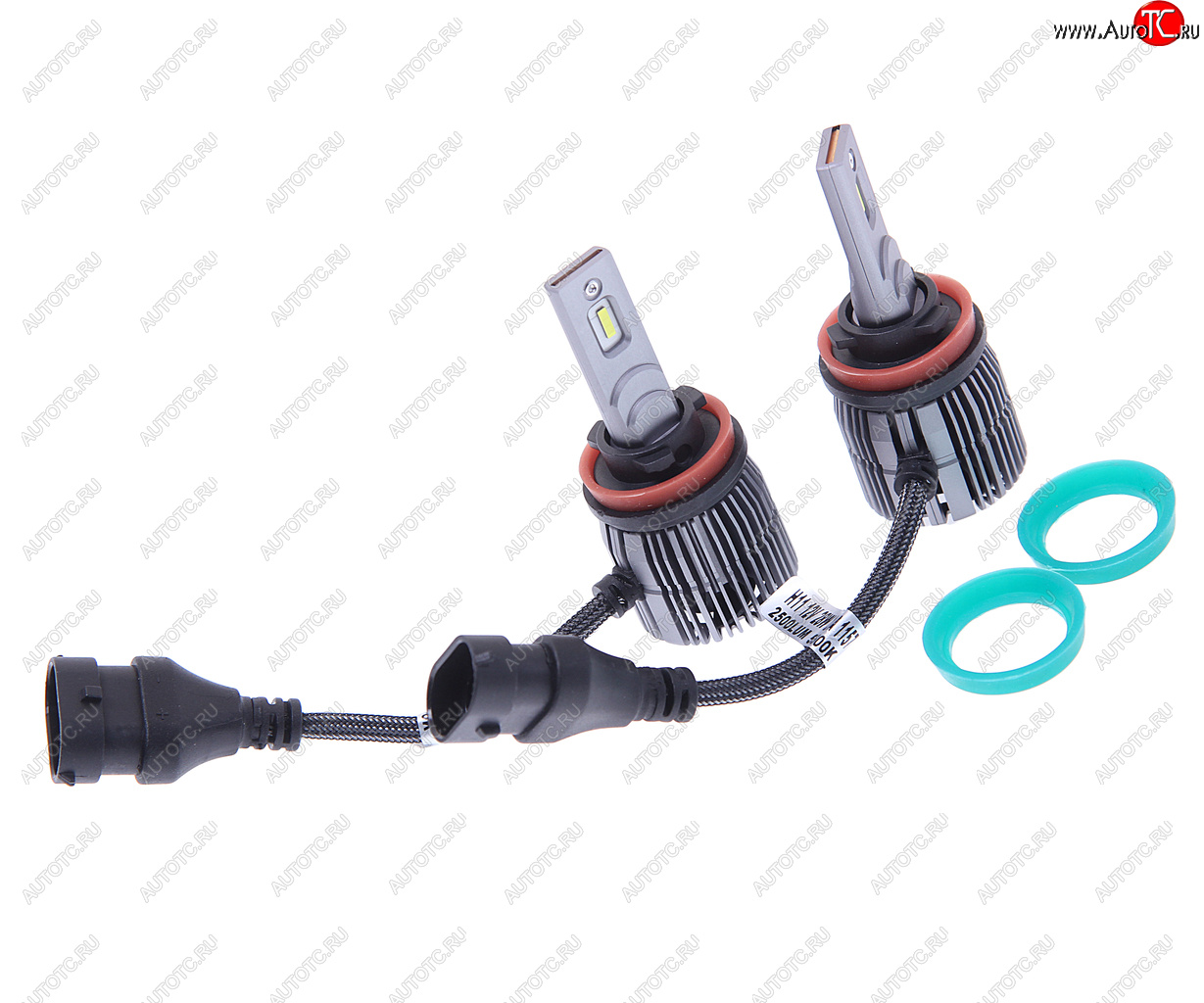 3 299 р. Лампа светодиодная 12V H11 PGJ19-2 бокс (2шт.) MTF MTF dv11k5  с доставкой в г. Кемерово