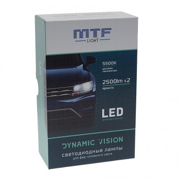 3 299 р. Лампа светодиодная 12V HB4 P22d бокс (2шт.) MTF MTF dvb4k5  с доставкой в г. Кемерово. Увеличить фотографию 3