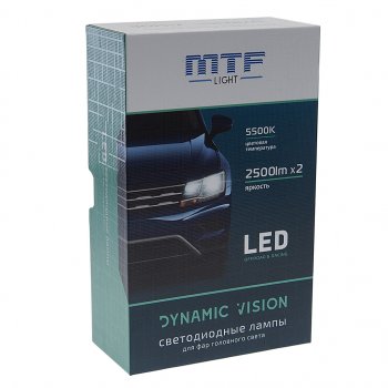 3 299 р. Лампа светодиодная 12V HIR2 PX22d бокс (2шт.) MTF MTF dvh2k5  с доставкой в г. Кемерово. Увеличить фотографию 3
