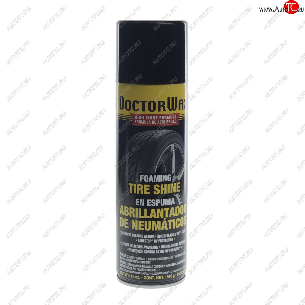 1 079 р. Очиститель шин аэрозоль 520мл DOCTOR WAX DOCTOR WAX dw5349s  с доставкой в г. Кемерово