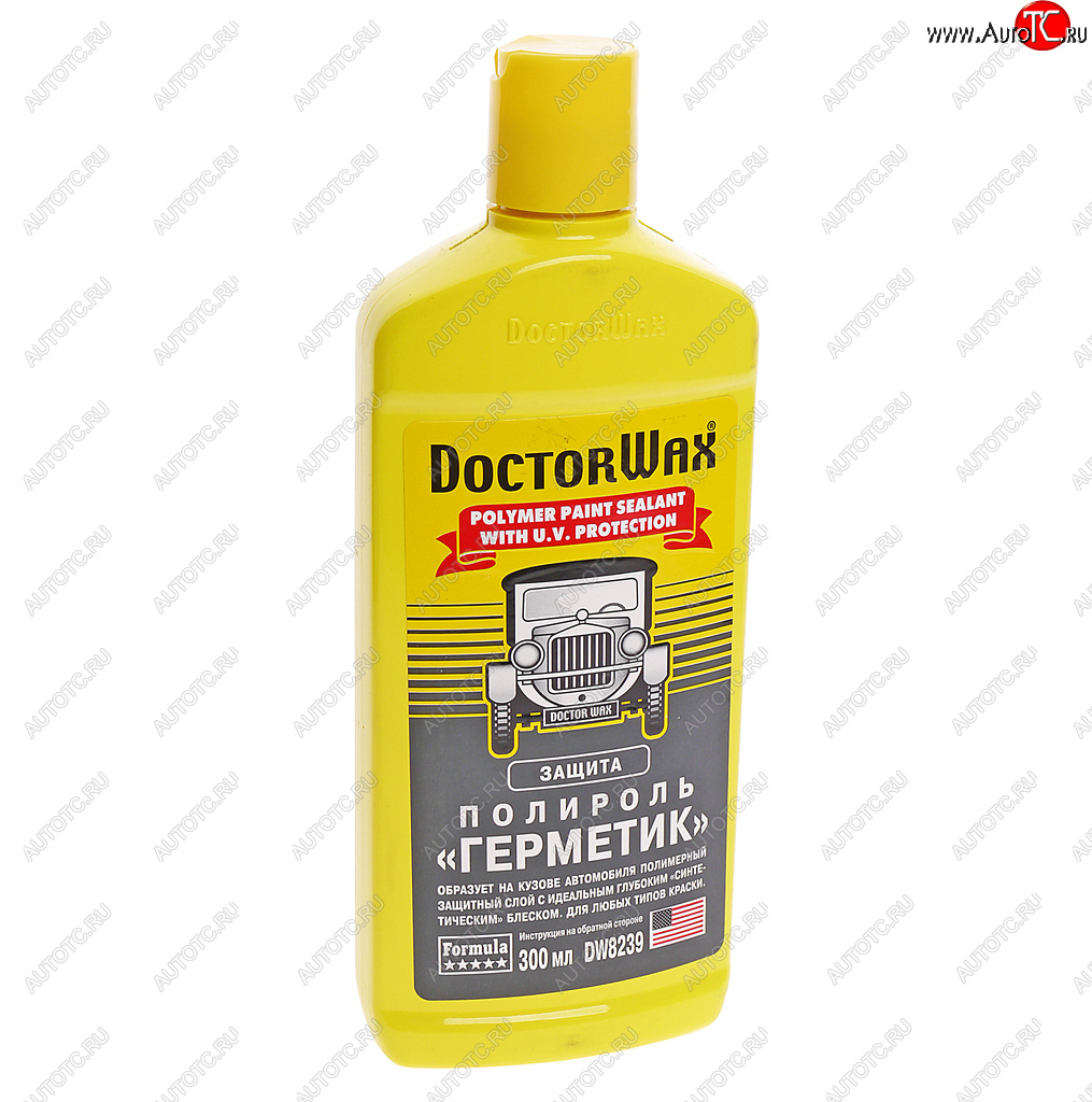 869 р. Полироль кузова ГЕРМЕТИК защита от ультрафиол.300мл DOCTOR WAX DOCTOR WAX dw8239  с доставкой в г. Кемерово
