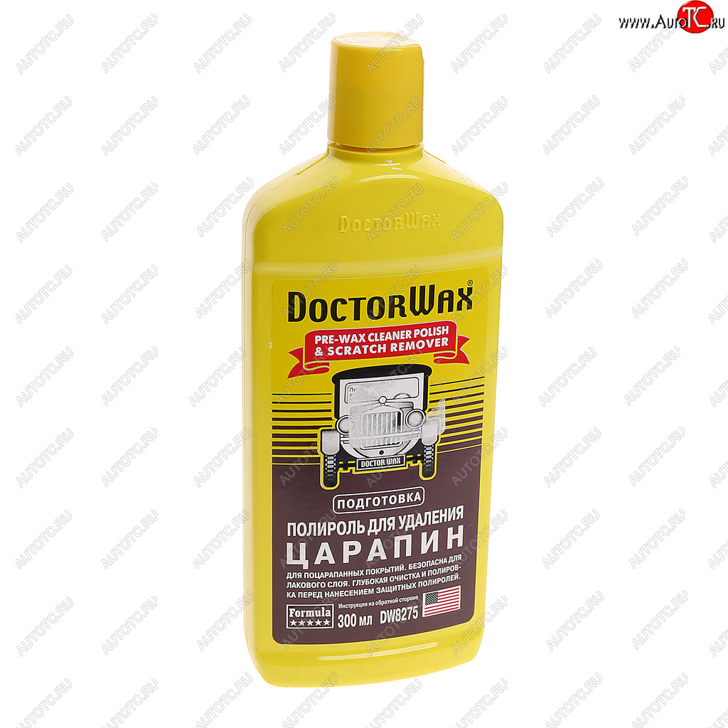879 р. Полироль кузова для удаления мелких царапин 300мл DOCTOR WAX DOCTOR WAX dw8275  с доставкой в г. Кемерово