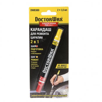 619 р. Карандаш для ремонта царапин DOCTOR WAX DOCTOR WAX dw8300  с доставкой в г. Кемерово. Увеличить фотографию 1