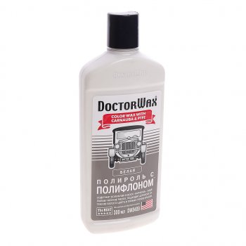 739 р. Полироль кузова с тефлоном белая 300мл DOCTOR WAX DOCTOR WAX dw8409  с доставкой в г. Кемерово. Увеличить фотографию 1