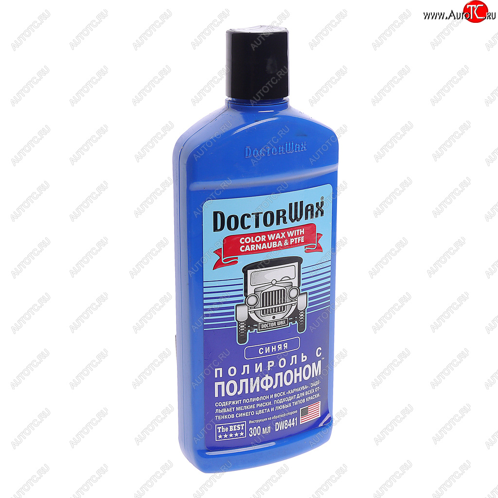679 р. Полироль кузова с тефлоном синяя 300мл DOCTOR WAX DOCTOR WAX dw8441  с доставкой в г. Кемерово