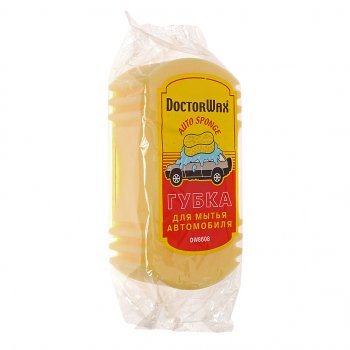 234 р. Губка DOCTOR WAX для мытья 12х25х7см HI-GEAR DOCTOR WAX HI-GEAR dw8608  с доставкой в г. Кемерово. Увеличить фотографию 1