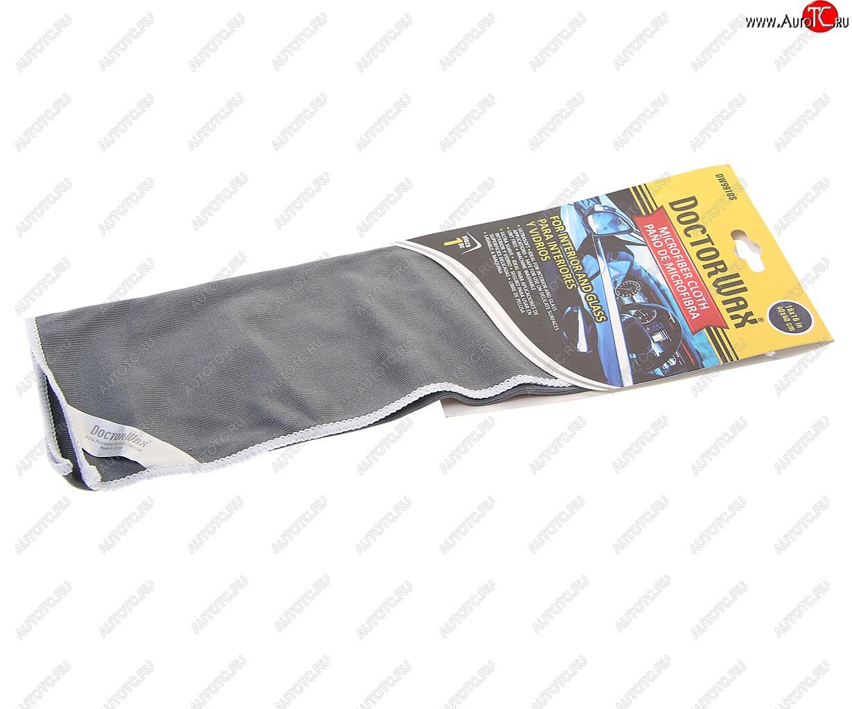 223 р. Салфетка микрофибра для стекол 40х40см DOCTOR WAX DOCTOR WAX dw9910s DOCTOR WAX dw9910s  с доставкой в г. Кемерово