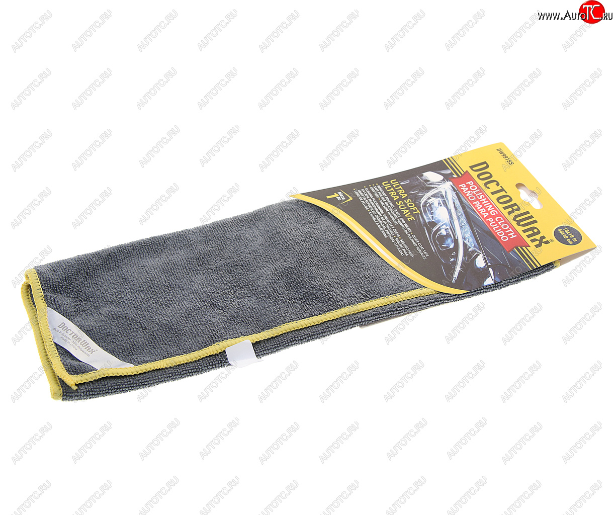223 р. Салфетка микрофибра для полировки 40х40см DOCTOR WAX DOCTOR WAX dw9915s  с доставкой в г. Кемерово
