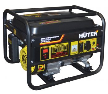 28 999 р. Бензогенератор 3.0кВт 4такт. расх.=0.4лкВтч. бак=15л HUTER HUTER dy4000l  с доставкой в г. Кемерово. Увеличить фотографию 1