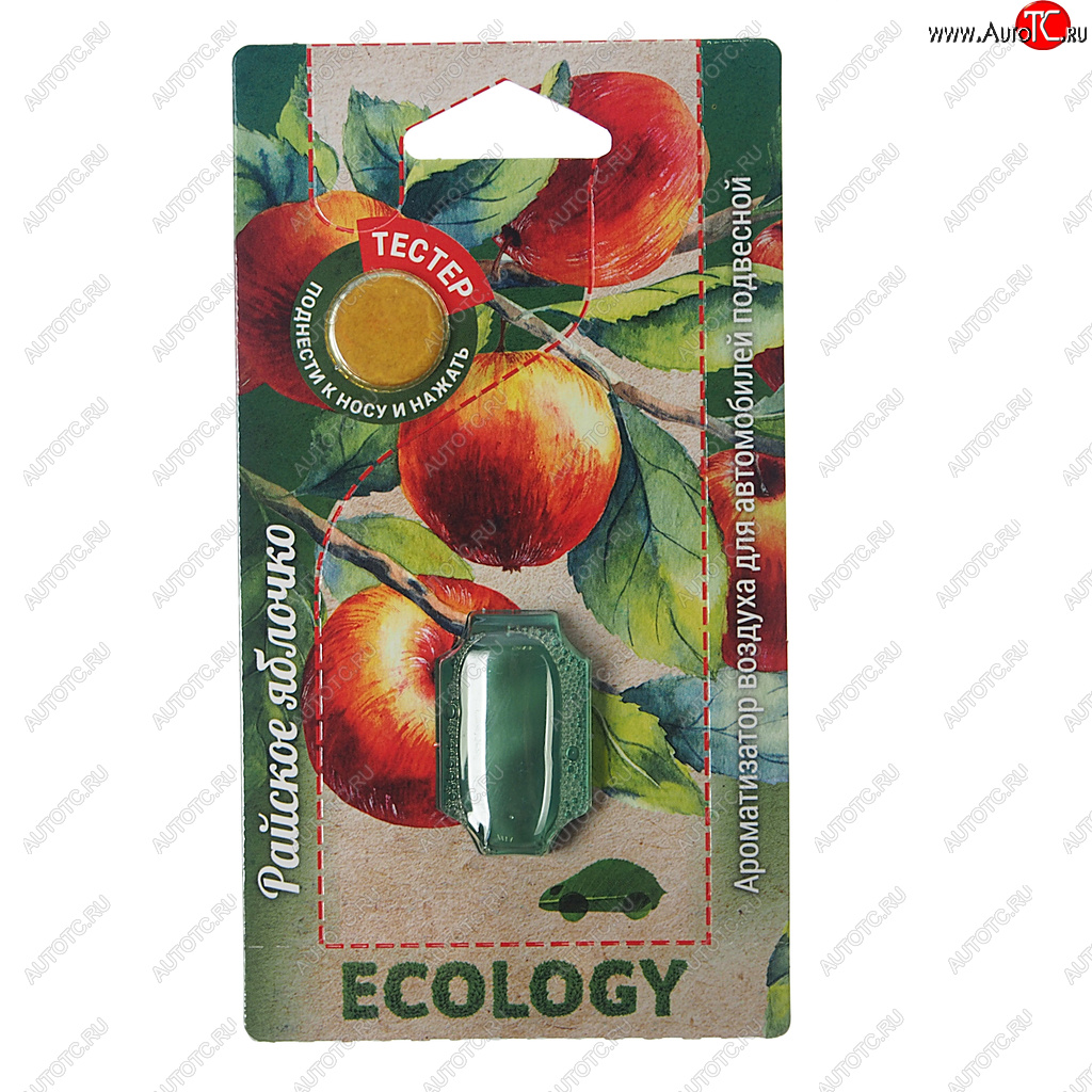 57 р. Ароматизатор подвесной мембранный (райское яблочко) Ecology FOUETTE FOUETTE e-13 FOUETTE e-13  с доставкой в г. Кемерово