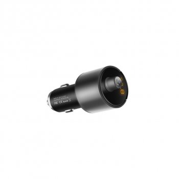 1 259 р. Устройство зарядное в прикуриватель с трансмиттером (bluetooth,hands free) HOCO HOCO e19 metal gray  с доставкой в г. Кемерово. Увеличить фотографию 4