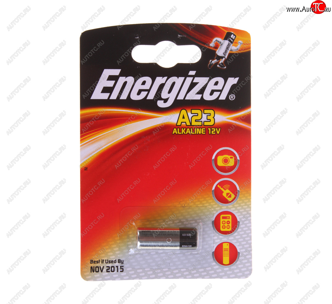 186 р. Батарейка A23 3LR50 12V (пульт сигнализации) блистер 1шт. Alkaline ENERGIZER ENERGIZER e23a bc1  с доставкой в г. Кемерово
