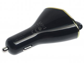 1 039 р. Устройство зарядное в прикуриватель 2USB 12V HOCO HOCO e47 black HOCO e47 black  с доставкой в г. Кемерово. Увеличить фотографию 3