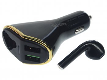 1 039 р. Устройство зарядное в прикуриватель 2USB 12V HOCO HOCO e47 black HOCO e47 black  с доставкой в г. Кемерово. Увеличить фотографию 4