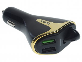 1 039 р. Устройство зарядное в прикуриватель 2USB 12V HOCO HOCO e47 black HOCO e47 black  с доставкой в г. Кемерово. Увеличить фотографию 1