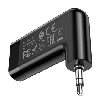 699 р. Адаптер Bluetooth автомобильный черный HOCO HOCO e53 black HOCO e53 black  с доставкой в г. Кемерово. Увеличить фотографию 2