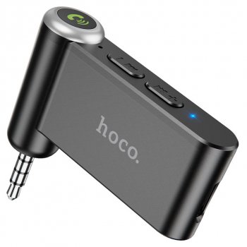 669 р. Адаптер Bluetooth автомобильный универсальный HOCO HOCO e58 black  с доставкой в г. Кемерово. Увеличить фотографию 1