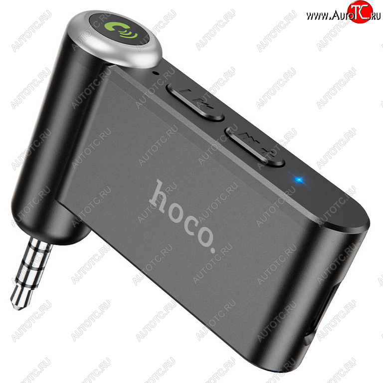 669 р. Адаптер Bluetooth автомобильный универсальный HOCO HOCO e58 black  с доставкой в г. Кемерово