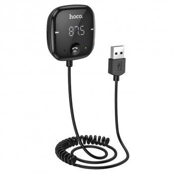 839 р. Модулятор FM плеер bluetooth HOCO HOCO e65 black  с доставкой в г. Кемерово. Увеличить фотографию 2
