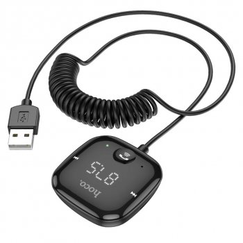 839 р. Модулятор FM плеер bluetooth HOCO HOCO e65 black  с доставкой в г. Кемерово. Увеличить фотографию 3