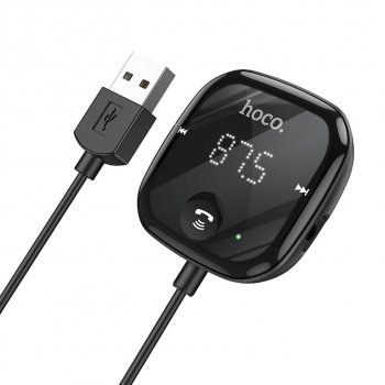 839 р. Модулятор FM плеер bluetooth HOCO HOCO e65 black  с доставкой в г. Кемерово. Увеличить фотографию 1
