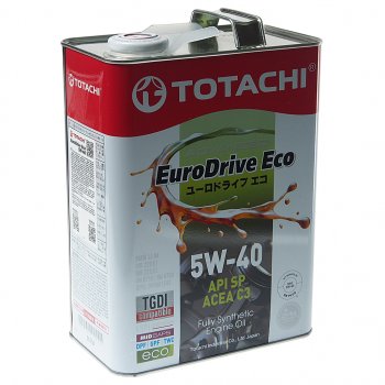 5 749 р. Масло моторное EURODRIVE ECO C3SP 5W40 синт.4л TOTACHI TOTACHI e6704  с доставкой в г. Кемерово. Увеличить фотографию 1