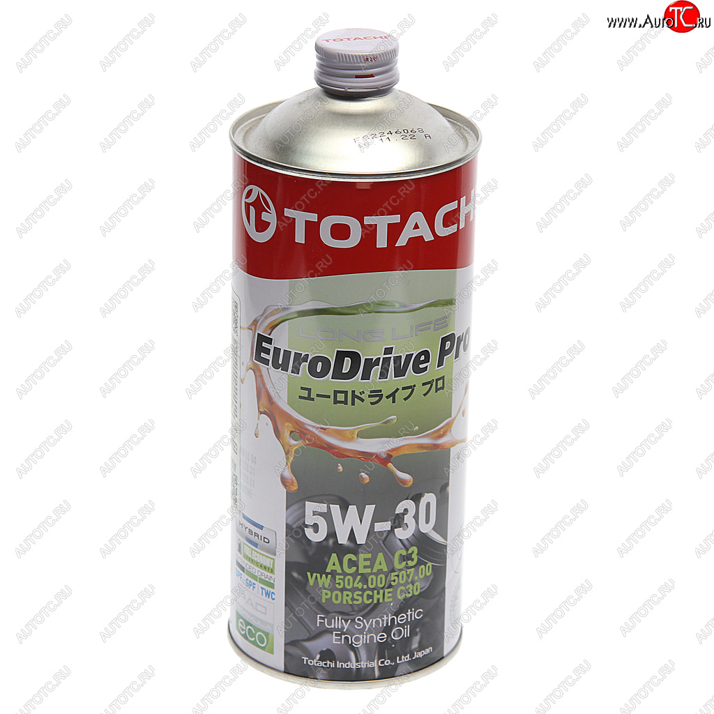 1 649 р. Масло моторное EURODRIVE PRO LL C3SN 5W30 синт.1л TOTACHI TOTACHI e7801  с доставкой в г. Кемерово