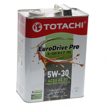 5 299 р. Масло моторное EURODRIVE PRO FE A5B5 5W30 синт.4л TOTACHI TOTACHI e7904  с доставкой в г. Кемерово. Увеличить фотографию 1