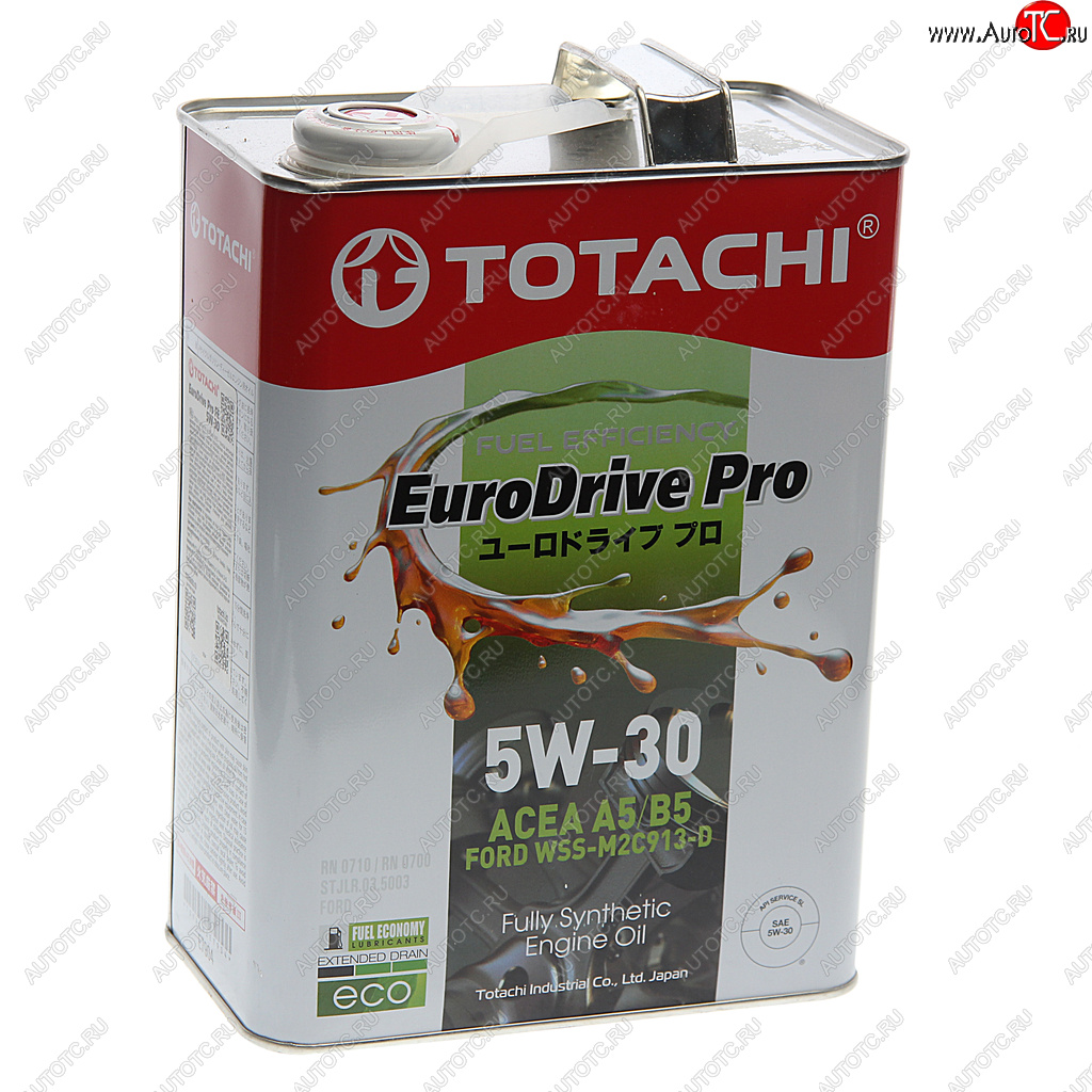 5 299 р. Масло моторное EURODRIVE PRO FE A5B5 5W30 синт.4л TOTACHI TOTACHI e7904  с доставкой в г. Кемерово