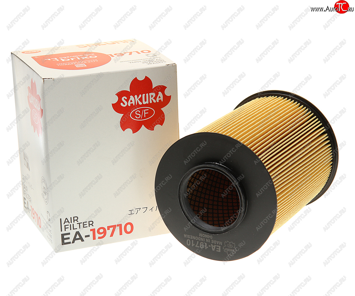 1 399 р. Фильтр воздушный FORD Focus 2,3,Kuga (08-) VOLVO S40 (07-) (круглый) SAKURA SAKURA ea19710  с доставкой в г. Кемерово