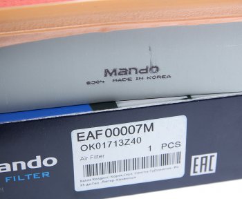 539 р. Фильтр воздушный KIA Sportage (94-) MANDO MANDO eaf00007m  с доставкой в г. Кемерово. Увеличить фотографию 3