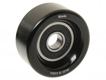 1 499 р. Ролик приводного ремня HYUNDAI Porter 2,Starex H-1 (07-) дв.D4CB KIA Sorento обводной MANDO MANDO ebt10046k  с доставкой в г. Кемерово. Увеличить фотографию 1