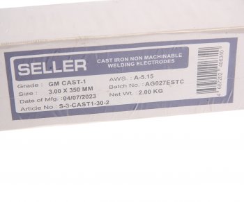 1 649 р. Электрод сварочный d=3.0мм 2кг по чугуну SELLER SELLER e cast-1(цч-4)  с доставкой в г. Кемерово. Увеличить фотографию 2