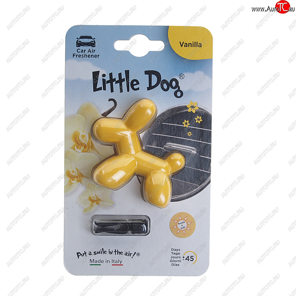 295 р. Ароматизатор на дефлектор полимерный (Ваниль) Little Dog DRIVE INT DRIVE INT ed0101  с доставкой в г. Кемерово