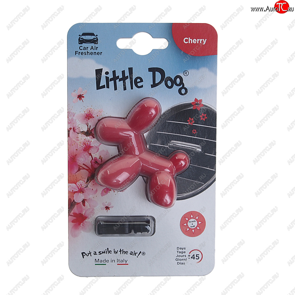 295 р. Ароматизатор на дефлектор полимерный (Вишня) Little Dog DRIVE INT DRIVE INT ed0404  с доставкой в г. Кемерово